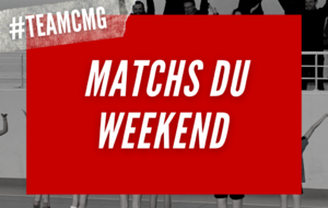 MATCHS DU WEEKEND DU 13 ET 14 NOVEMBRE 