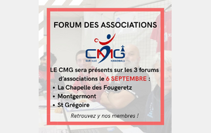 Forum des Associations / Retrouvez-nous dans vos communes ! 