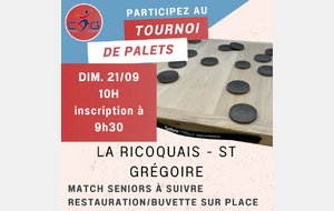 Participez au tournoi de palets du CMG !