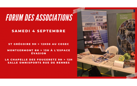 FORUM DES ASSOCIATIONS 2021/2022