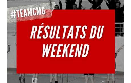 RÉSULTATS DU WEEKEND DU 22 ET 23 JANVIER !